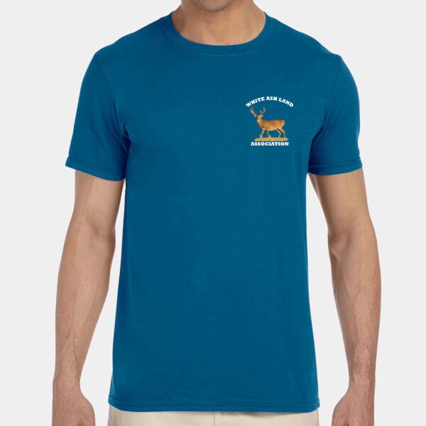 WALA Deer, white lettering T Shirt Softstyle   Thumbnail