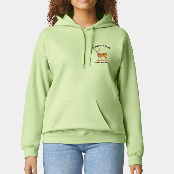 WALA Deer with black lettering, softstyle hoodie     Thumbnail