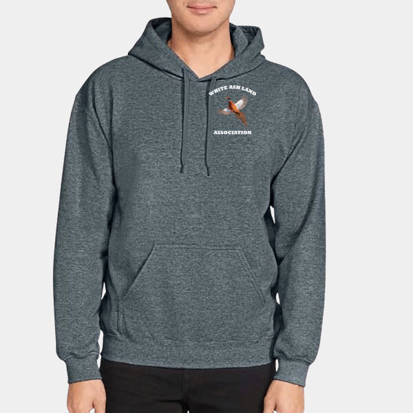 WALA Pheasant with white lettering, softstyle hoodie       Thumbnail